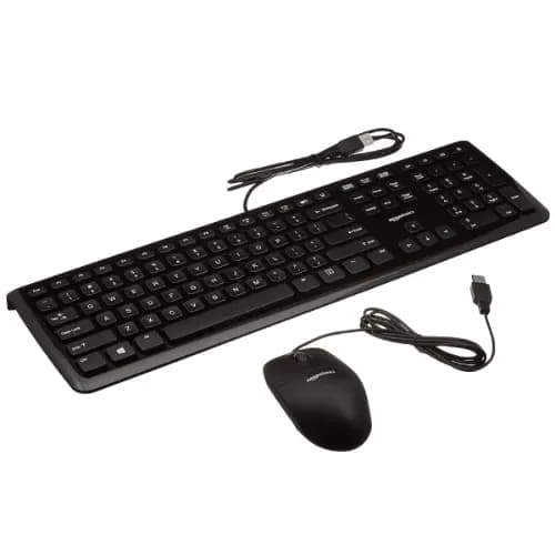Crown Micro CMMK-101 Classic Wired Combo Keyboard & Mouse 4