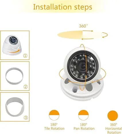 Wifi 1080p Hd Ip Dome Cctv Camera 2