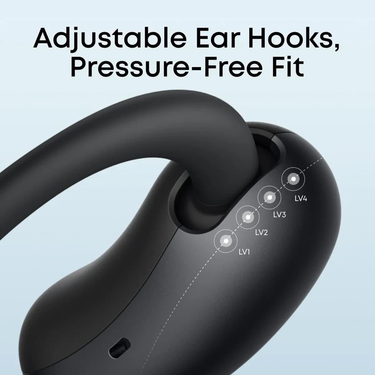 Soundcore AeroFit 2 A3874 Open-Ear Headphones Black 4
