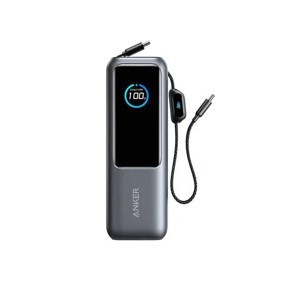 Anker Laptop Power Bank 25K 165W Built In Cables Black 3