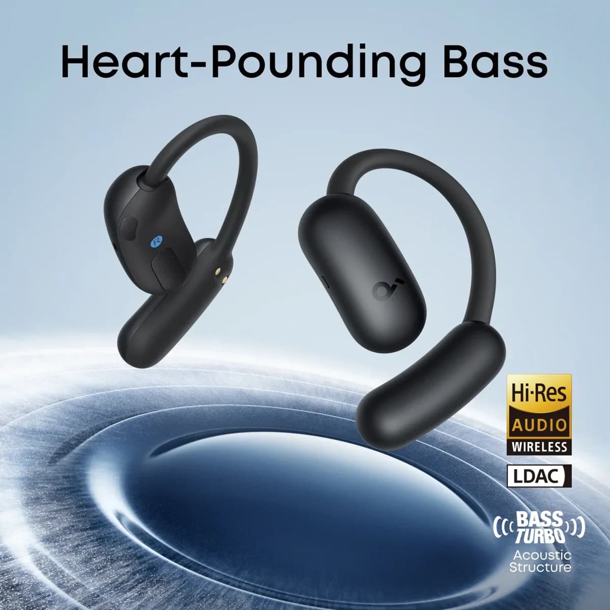 Soundcore AeroFit 2 A3874 Open-Ear Headphones Black 2