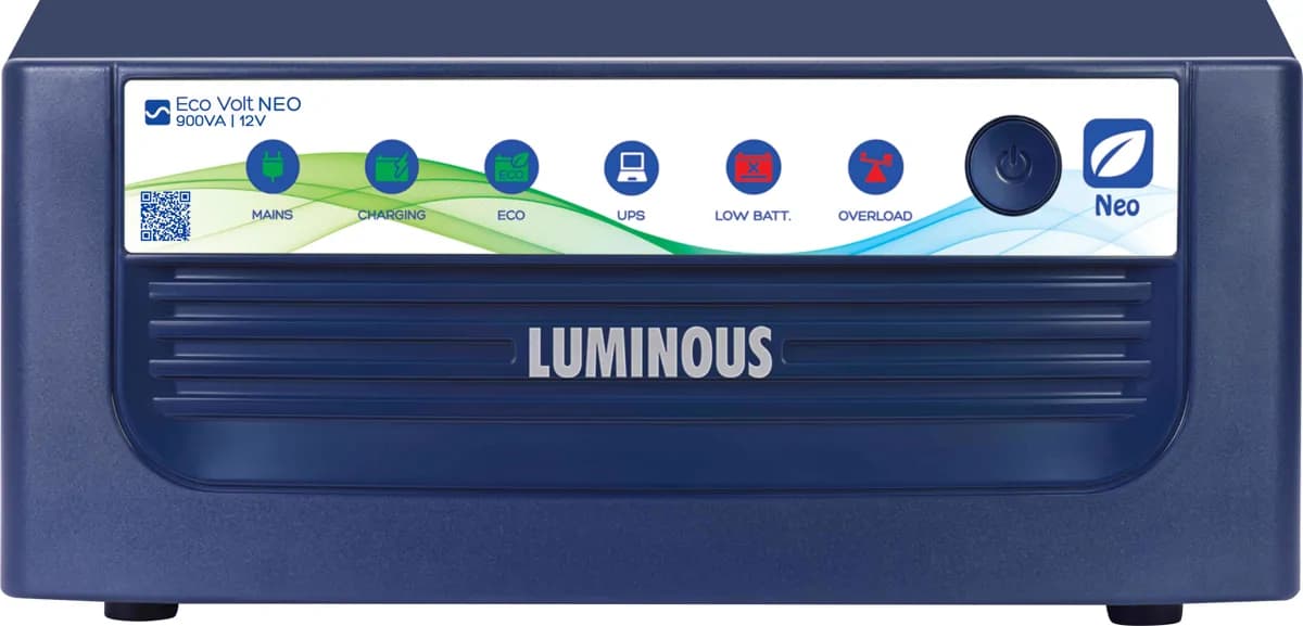 Luminous 900VA/12V ECO-VOLT Pure Sine Wave Transformer Base Inverter 4