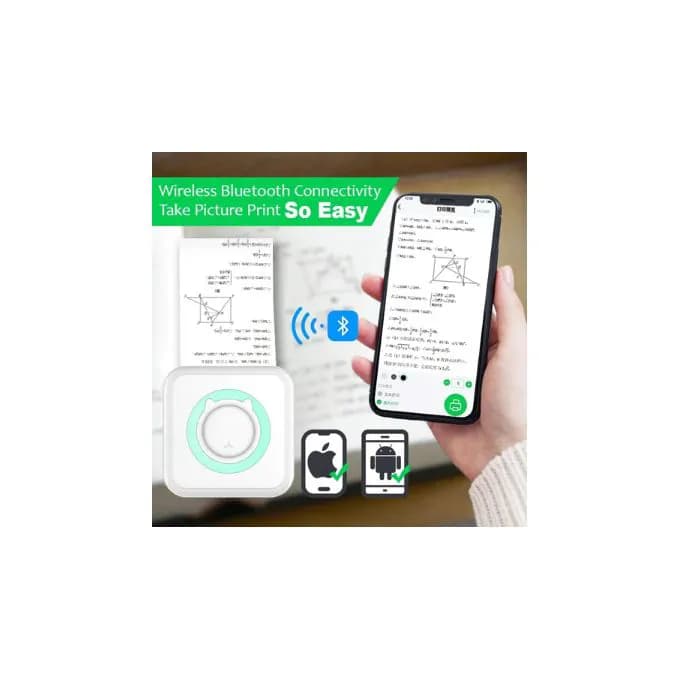 Mini Bluetooth Thermal Printer With Accessories 3