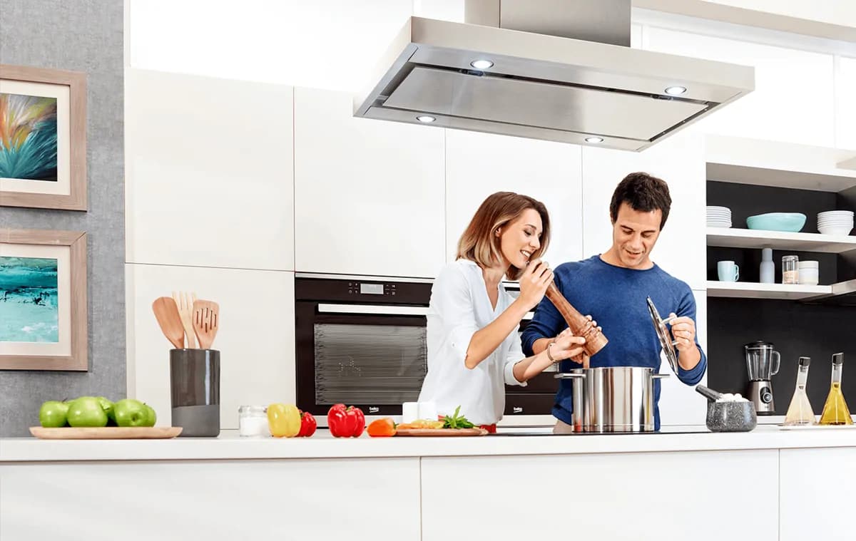 Beko BHCB63640B 60cm Wall Mount Rangehood 5