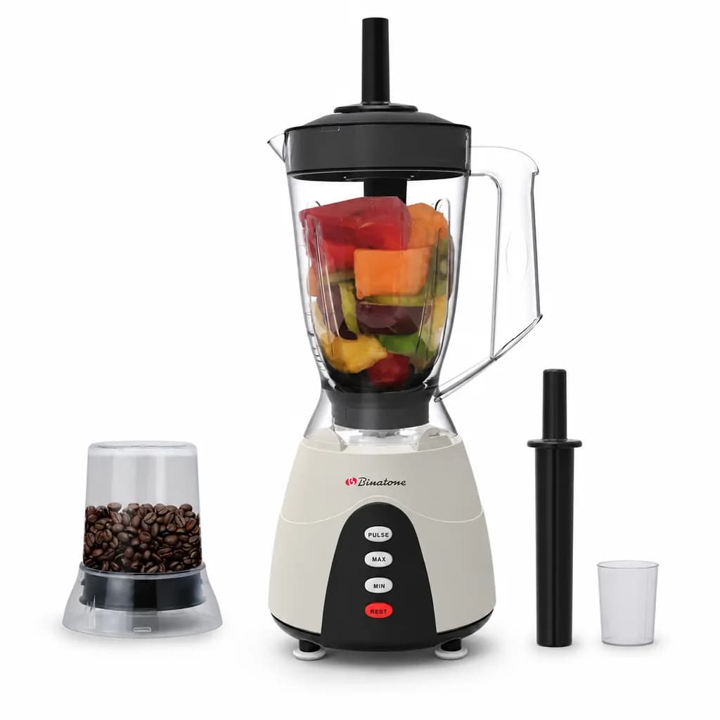 Binatone Blender, Grinder And Smoothie Maker - 1.5L - 450W