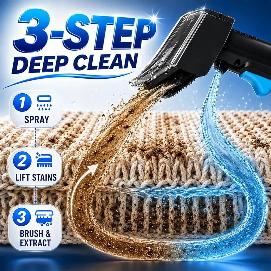 Spear And Jackson Predator Carpet Cleaner - 600W 3