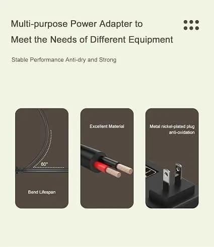 AC 100-240V DC 12V 2A 5.5 x 2.5mm Power Supply Charger Adapter For CCTV Camera. 2