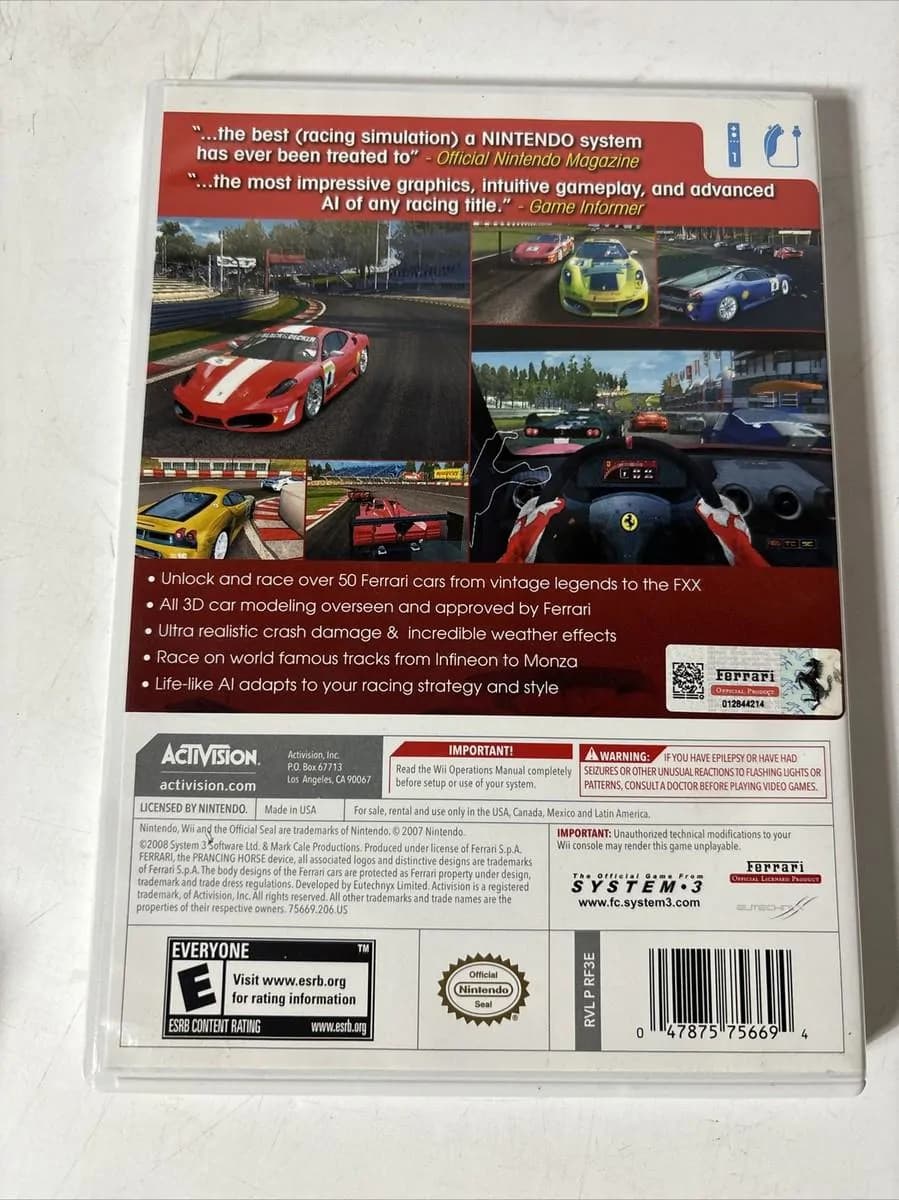 Nintendo Wii Ferrari Challenge: Trofeo Pirelli – Deluxe 2