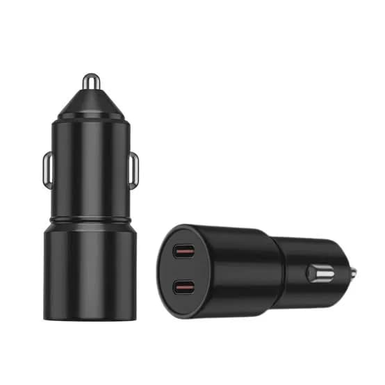 Car Charger 90W Dual port with two cable building QC-25C 3