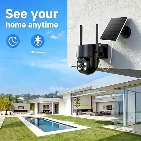 Integrated 4g Ptz Solar Cctv Camera 5mp 4