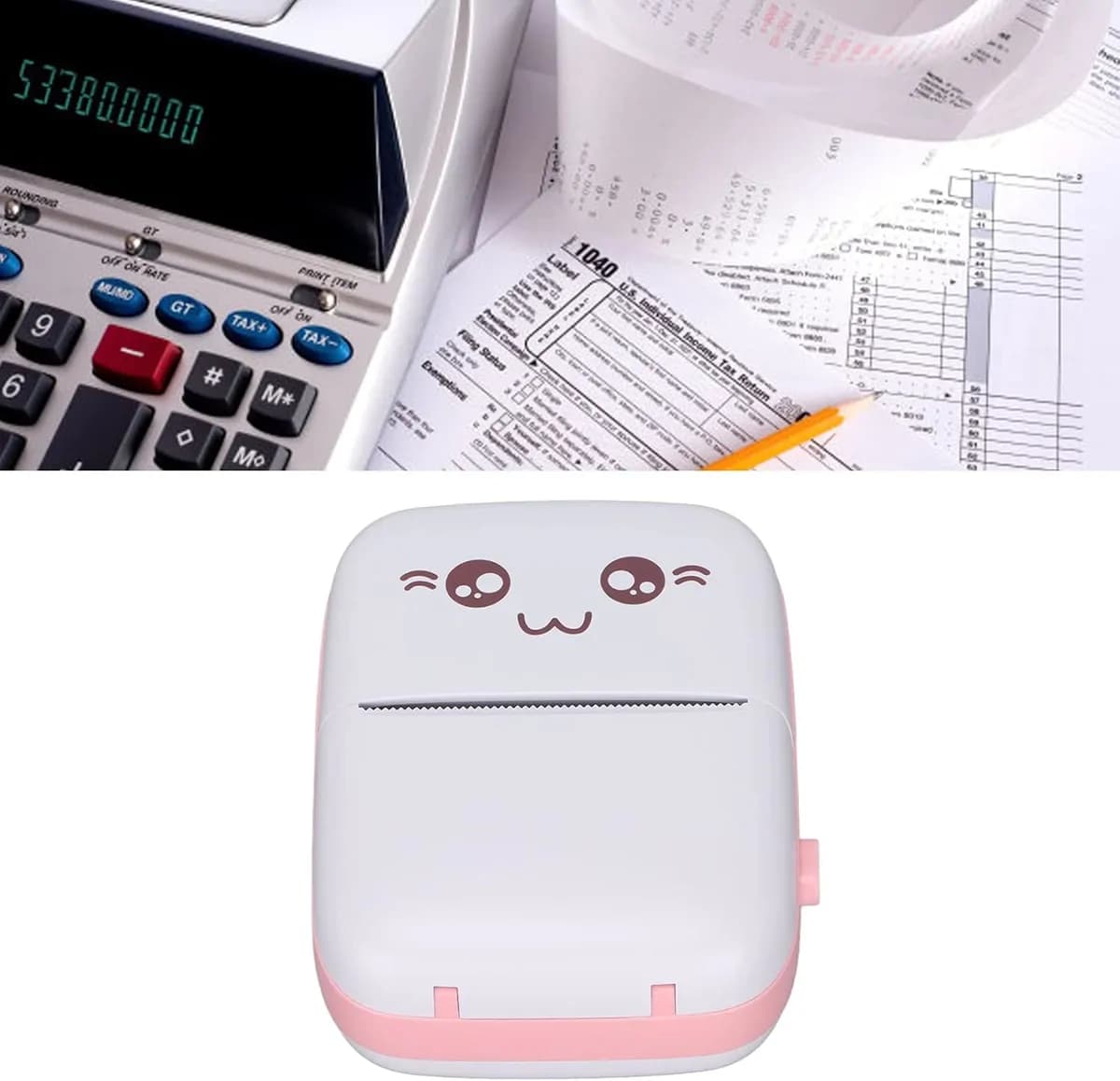 C9 Thermal Printer & Paper - Pink 5