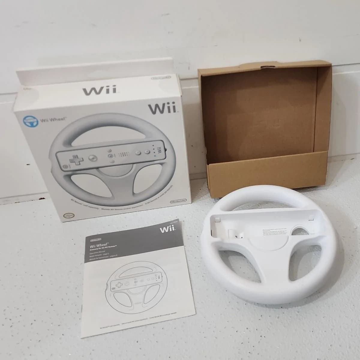 Nintendo Wii Racing Steering Wheel - White 4