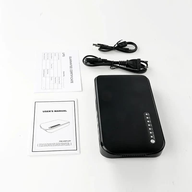 SKE POE-830P Mini DC UPS POE Router Power Bank 20000mAh 9
