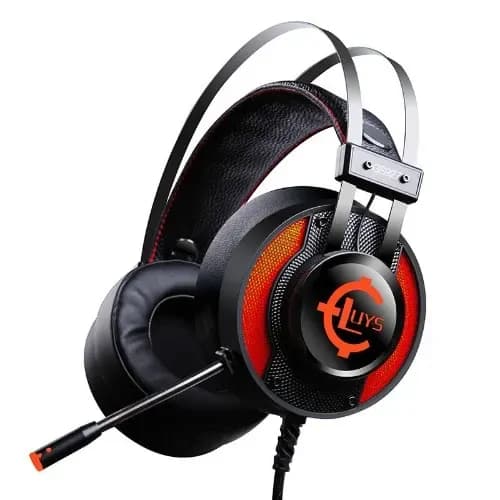 Luys 927 E-sports Gaming Headset 7.1 Stereo Surround - Black & Red 2