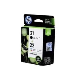 HP 21/22 Genuine Black and Tri Colour Ink Cartridges 4