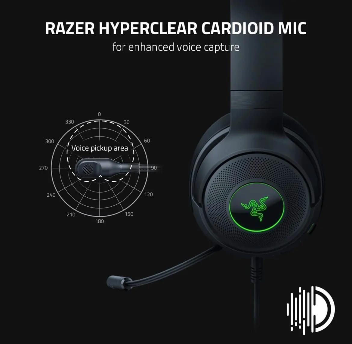 Razer Kraken V3 X Wired Usb Gaming Headset 4