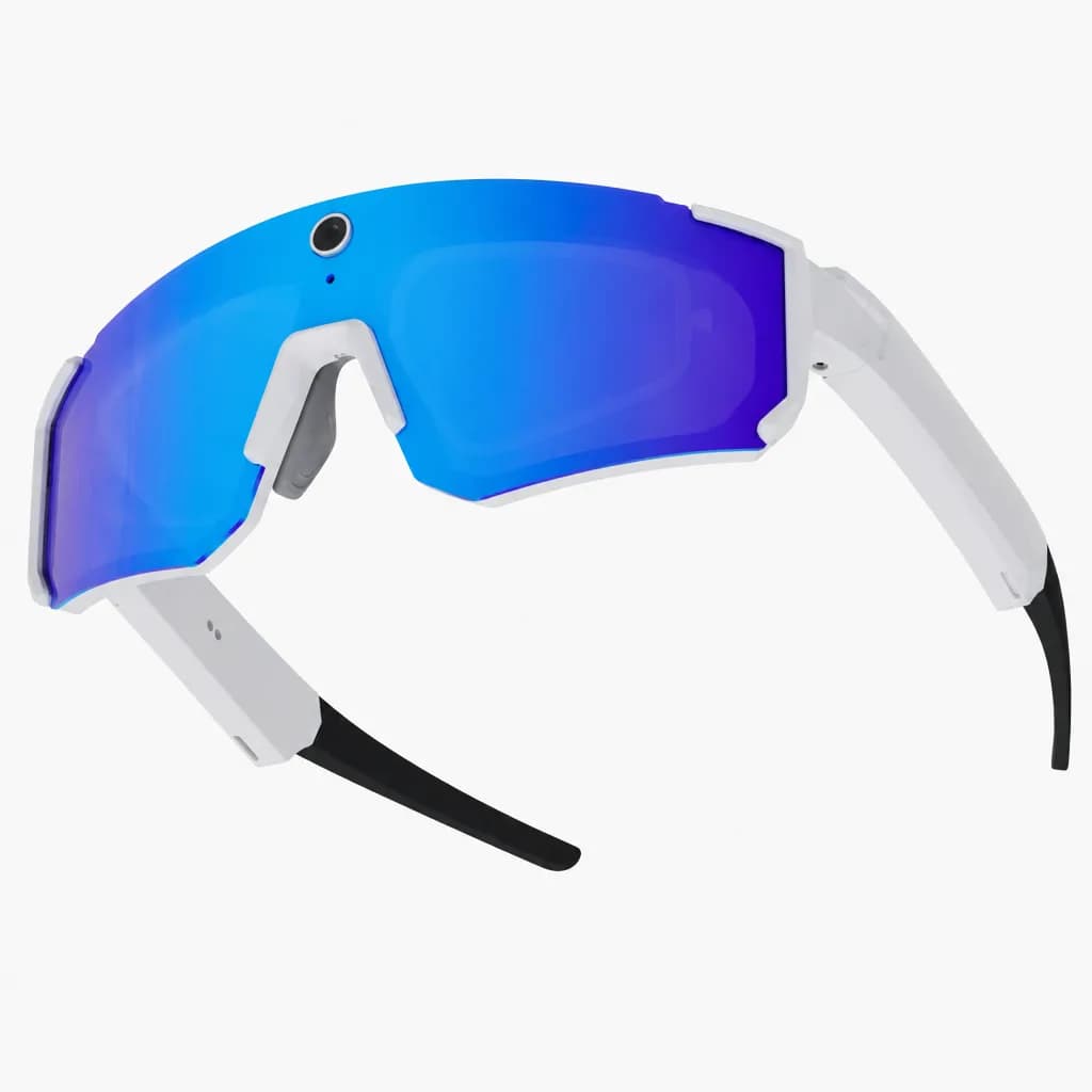 Ai smart Glass & case 12mp camera Bt cycling q01 sport.Sunglass