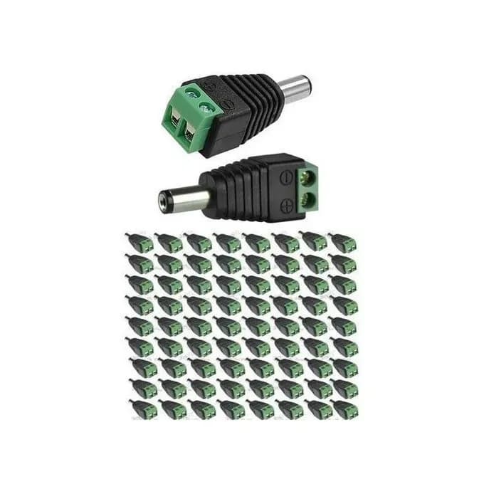 50 Pieces - CCTV Power Plugs For Surveillance Camera
