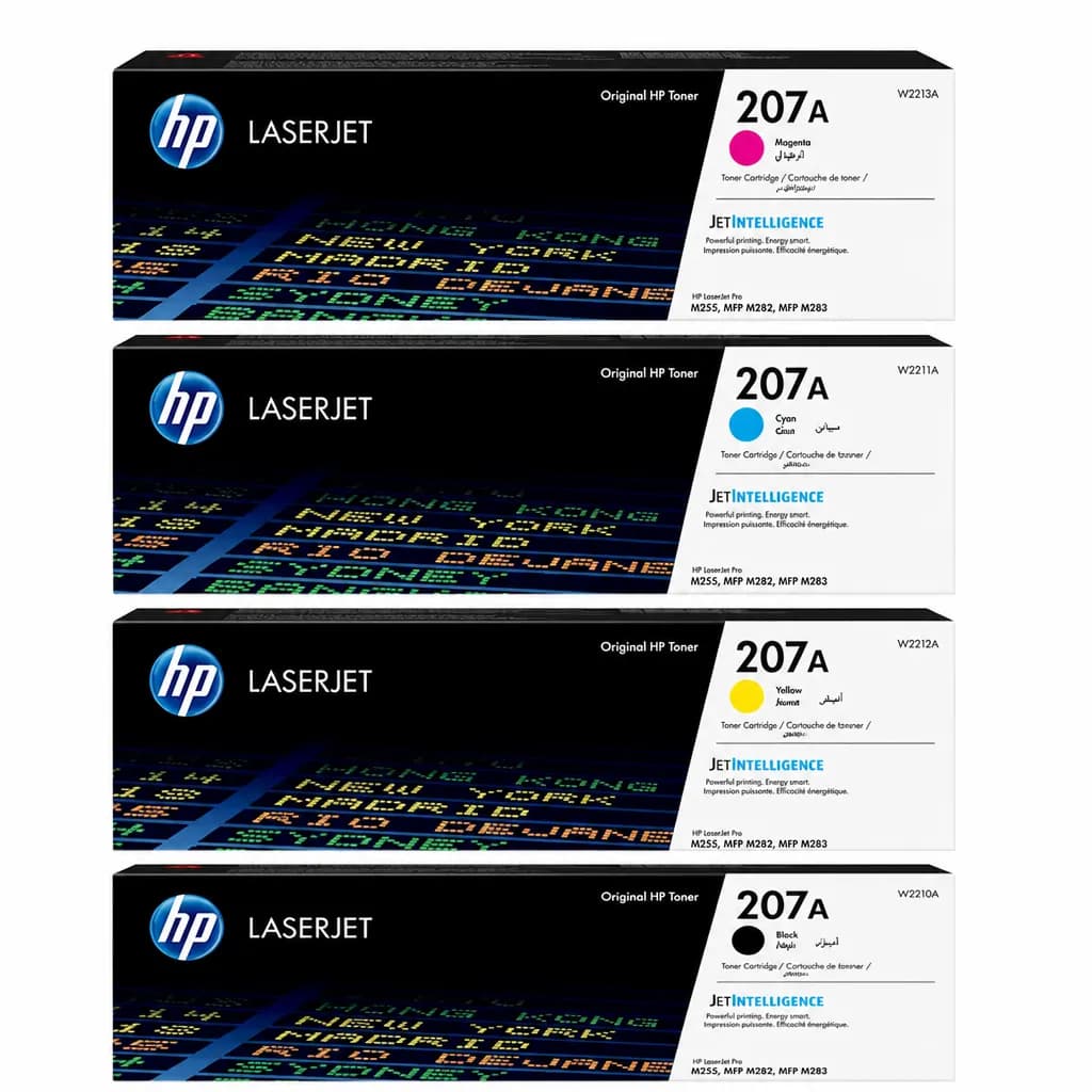 HP Original LaserJet 207A Toner Cartridges Set 99%