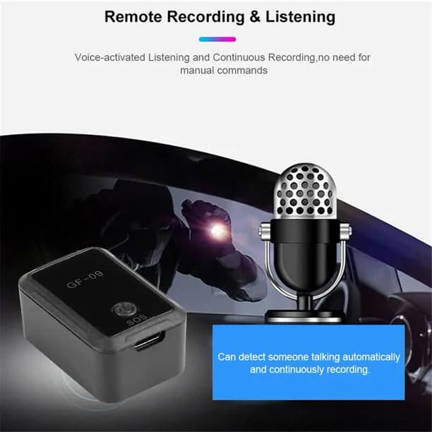 GF09 Mini GPS Location Tracker with Voice Recorder 3