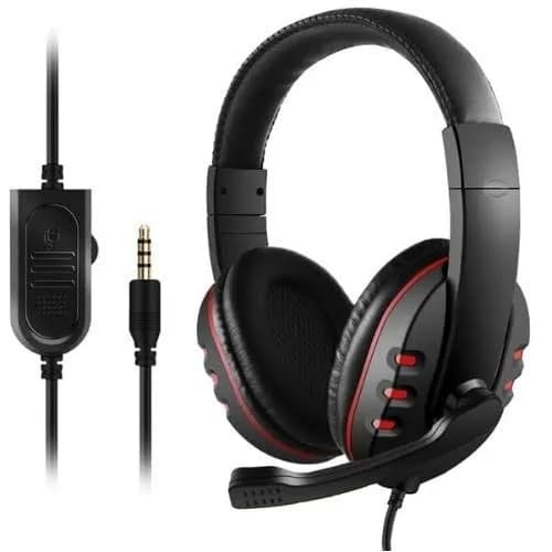 Royalmars Tucci A5 Fighter Super Bass Stereo Wired Gaming Headphones with Mic, Over-Ear, Black
