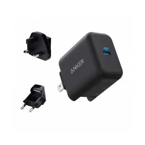 Anker 25w Pd Compact Wall Charger With Usb-c Cable Black 3