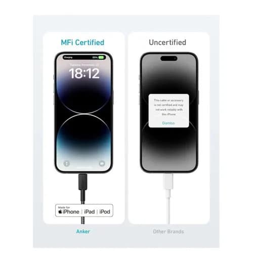 Anker 322 A81B6 USB-C to Lightning Cable 6ft 7