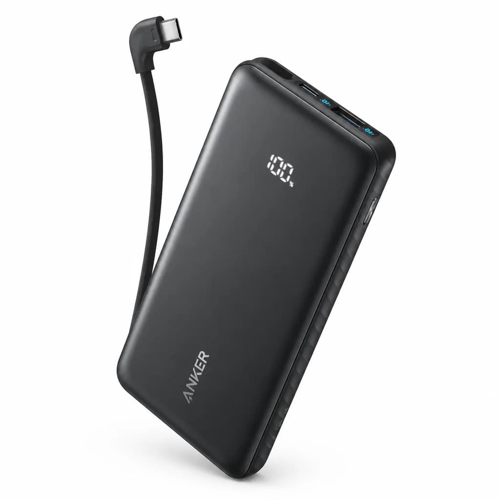 Anker Slim Power Bank Built-in 90 Cable Anker Zolo  - 10k  22.5w
