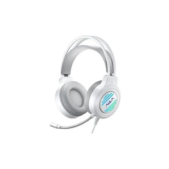 Aula S606 Usb Wired Gaming Headset With Microphone White