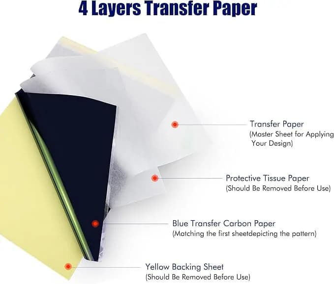 Bluetooth Tattoo Stencil Printer with 10pcs Transfer Paper 2