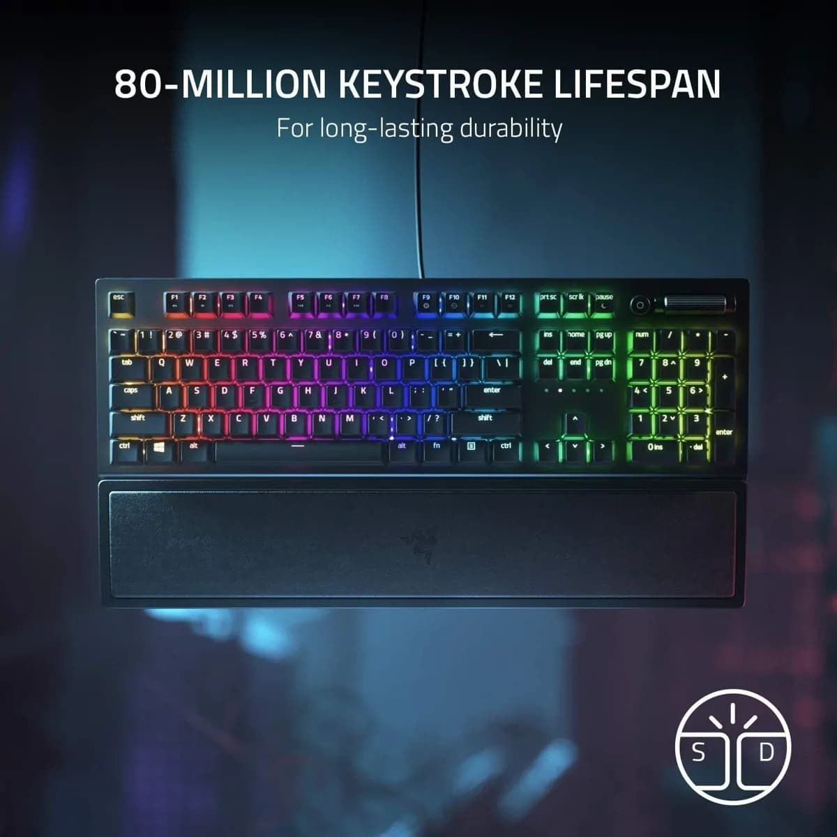 Razer Blackwidow V3 Mechanical Gaming Keyboard - Mechanical Switches 3
