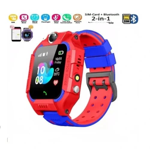 Model Z6 GPS Smartwatch - Red & Black 3