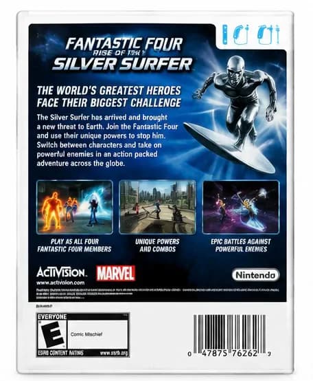 Fantastic Four Rise Of The Silver Surfer – Wii – NTSC 2