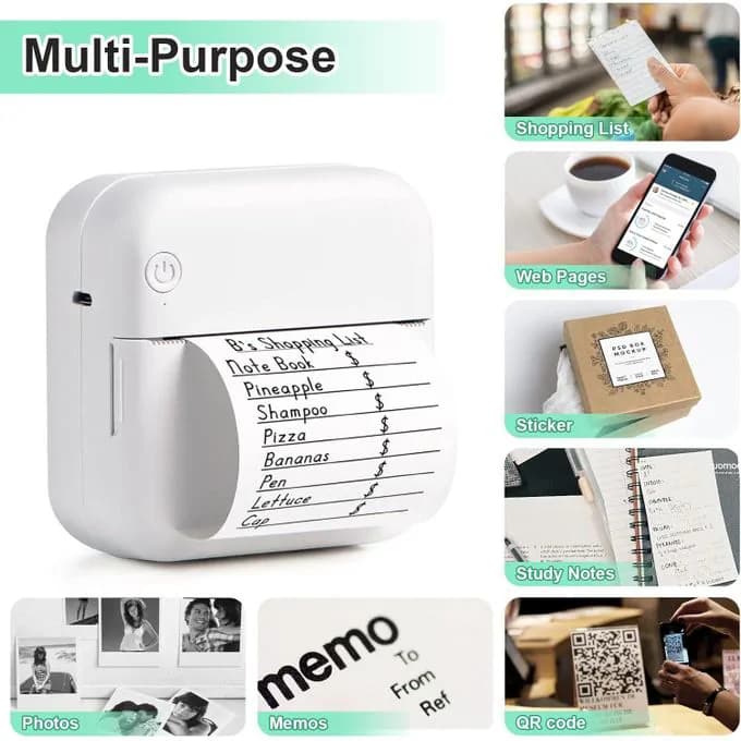 Mini Wireless Pocket Thermal Printer 4