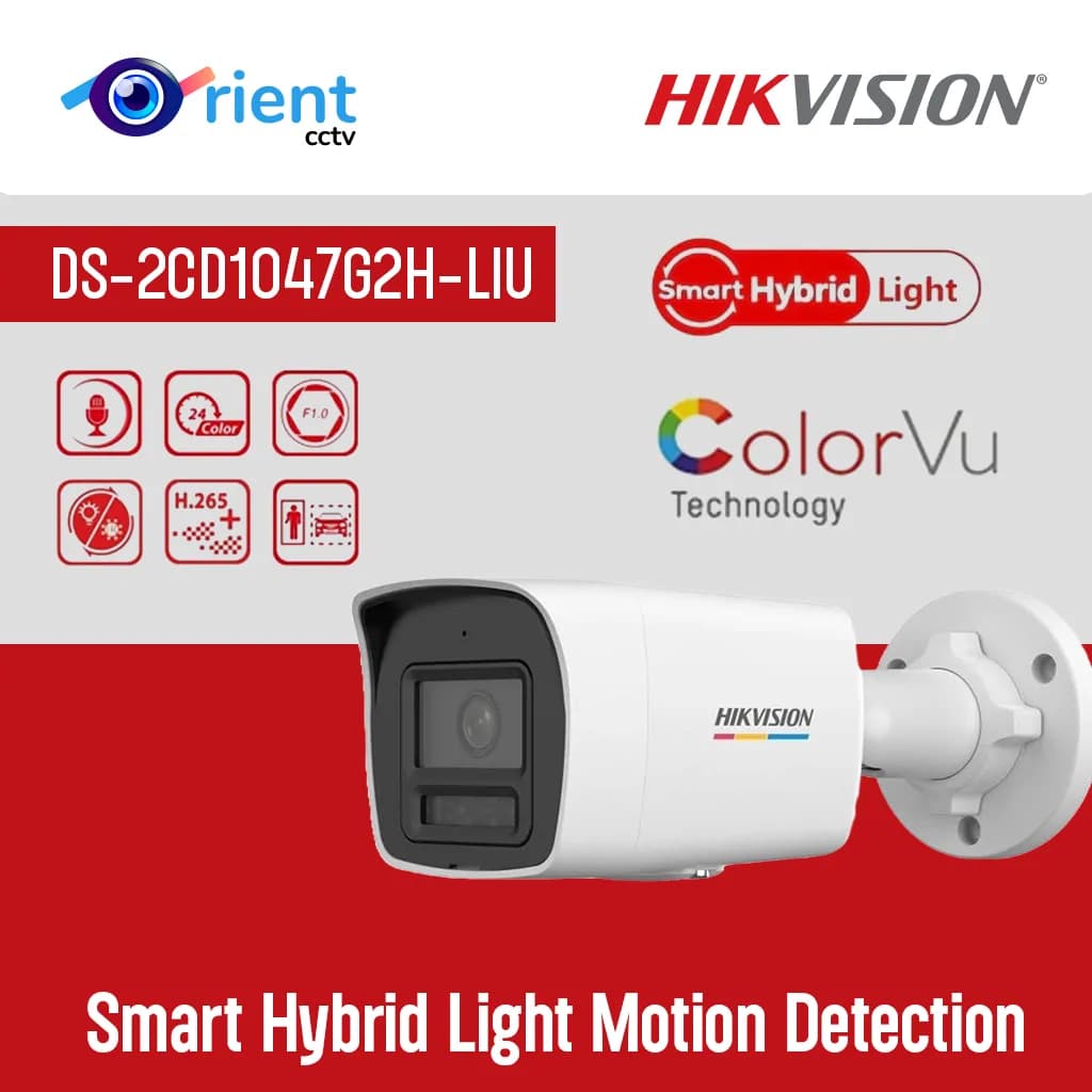 HikVision 4 Mp Colorvu  Ip Camera - Ds-2cd1047g2h-liu 2