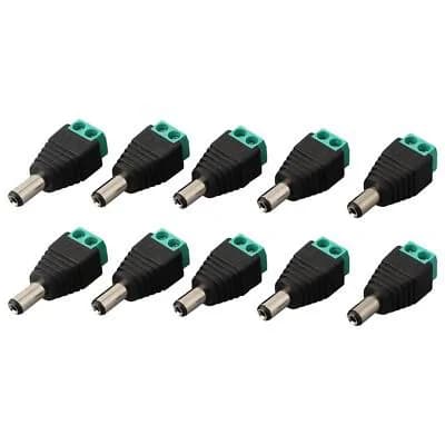 Cctv Dc Power Male Jack Connector - 10 Pieces 4