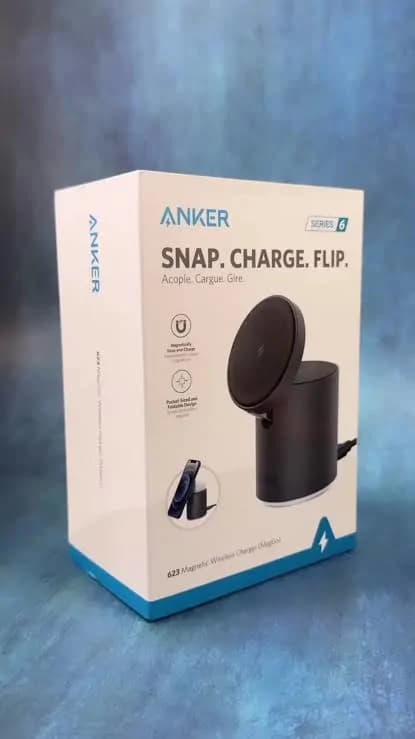 Anker 623 Maggo 2 in 1 Magnetic Wireless Charging Station 20w 3