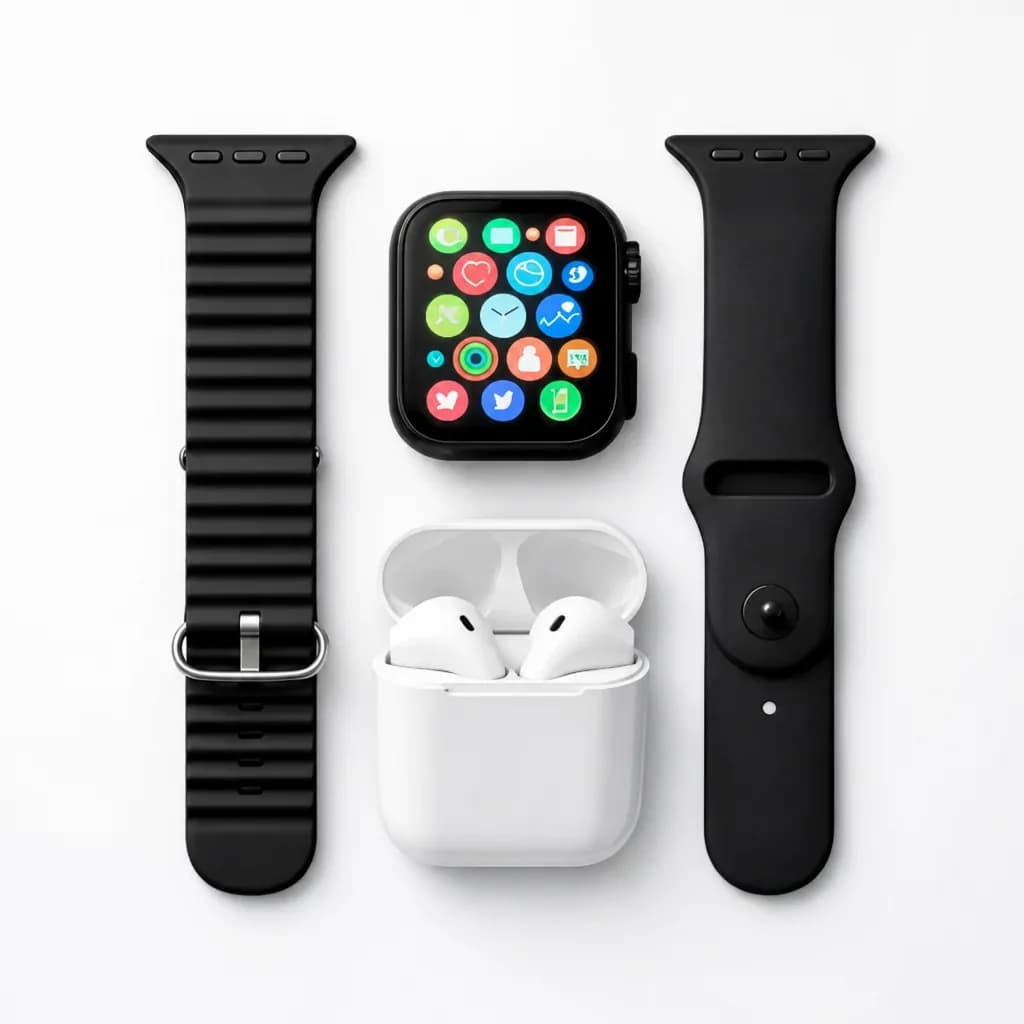 I8 Ultra Smart Watch With Free Airpod And Double Straps