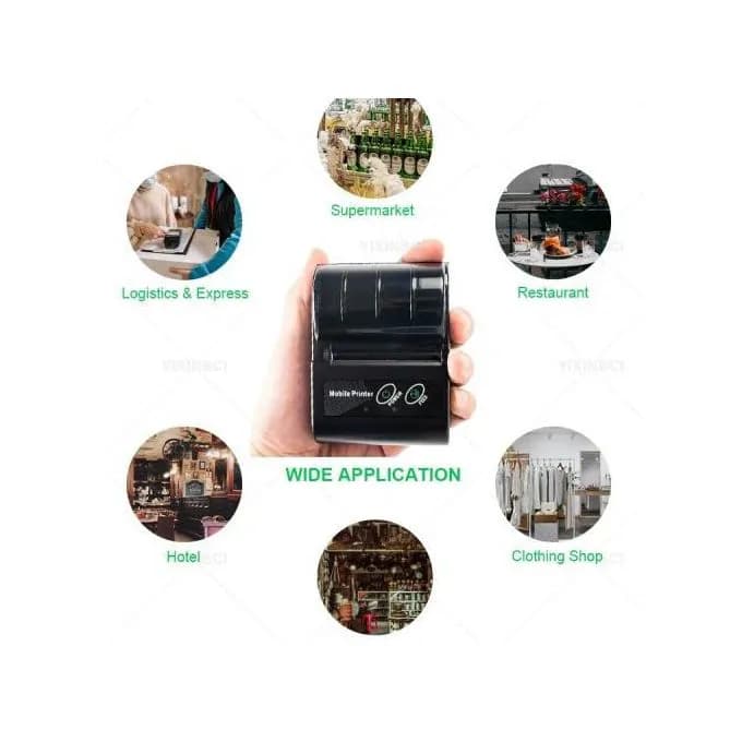 Mini Bluetooth Printer Thermal Printer 4