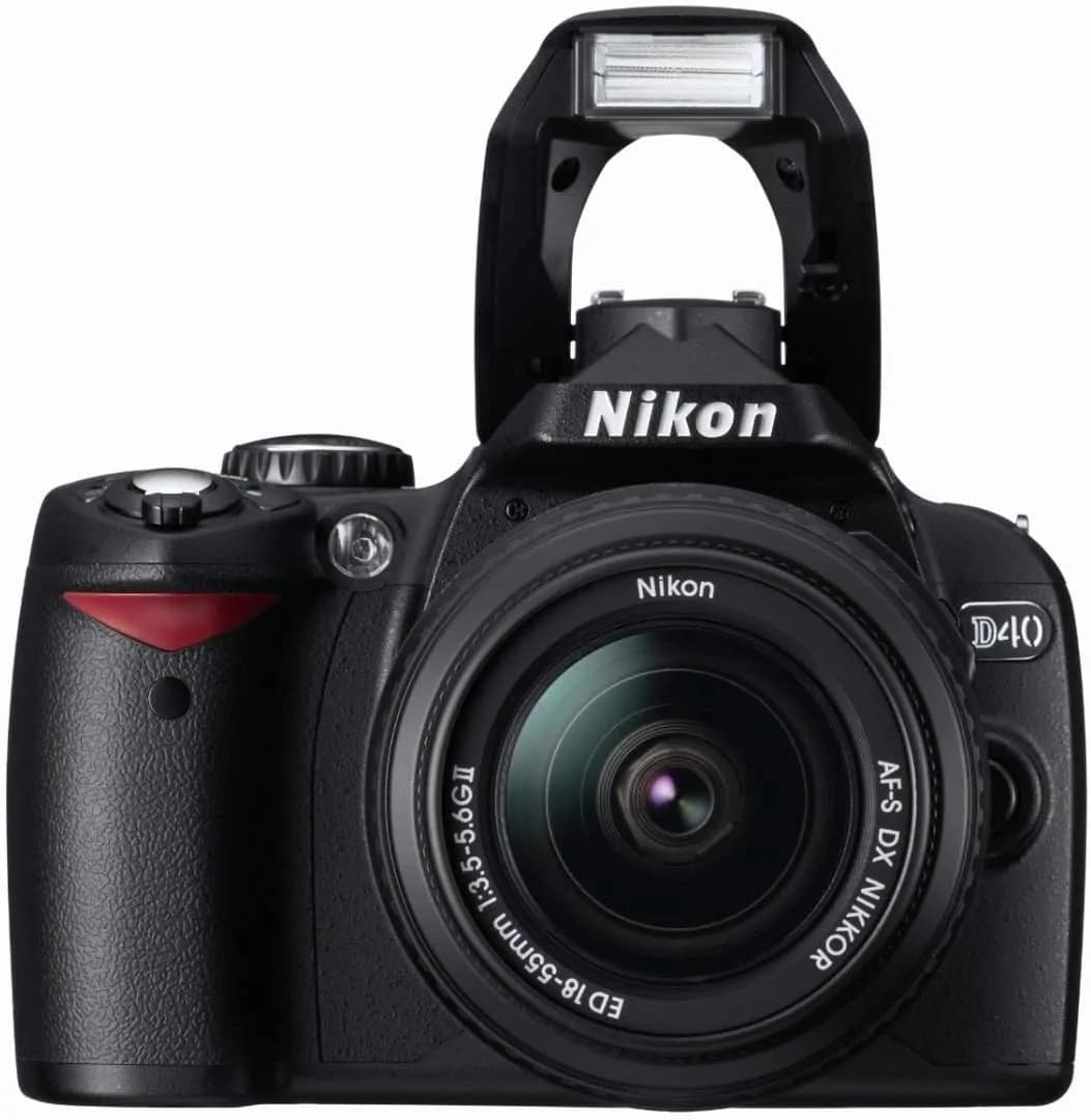 Nike Nikon D40 Dslr Camera With 18-55mm Lens | 6.1mp, Lightweight Entry-level Dslr | Compact Design |