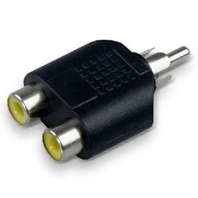 Genuine Rca Male Connector Adapter For Audio - Cctv 2pc
