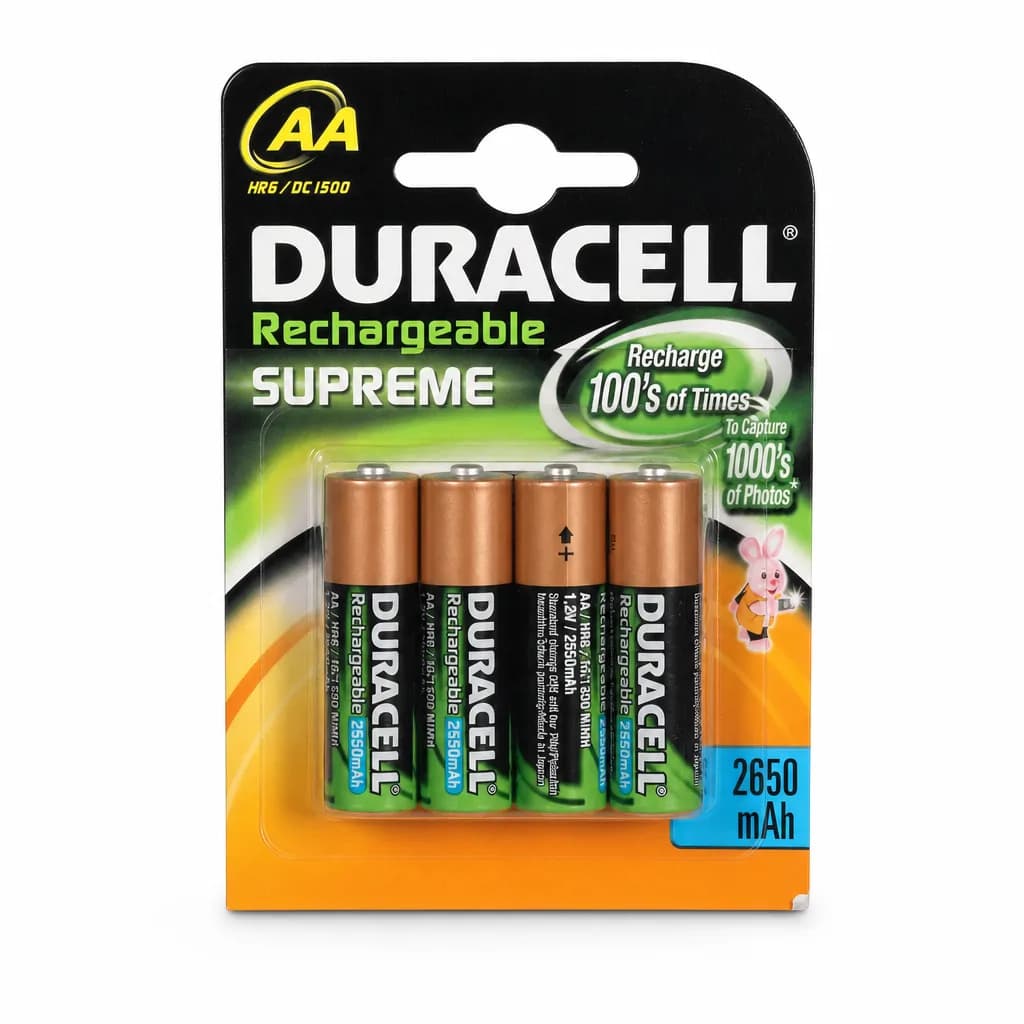 Duracell Supreme Rechargeable Batteries – AA