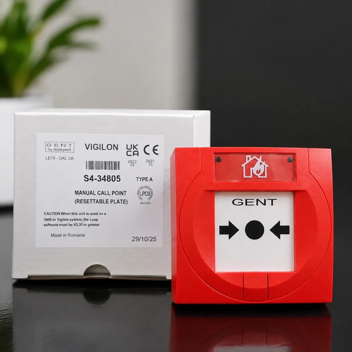 Honeywell Gent S4-34805 S-Quad Addressable Manual Call Point 2