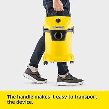 Karcher WD 3 Multipurpose Wet & Dry Vacuum Cleaner 1000W yellow 2