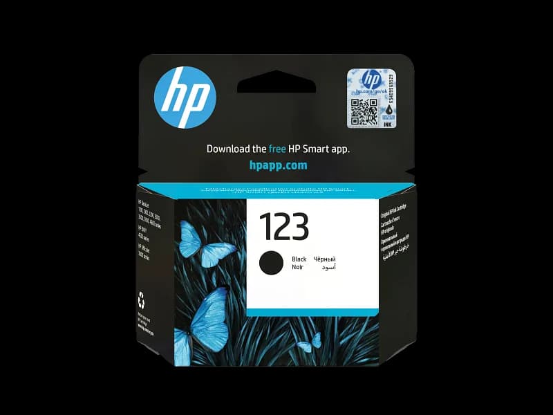 HP 123 Ink Cartridges Black and Colour 6