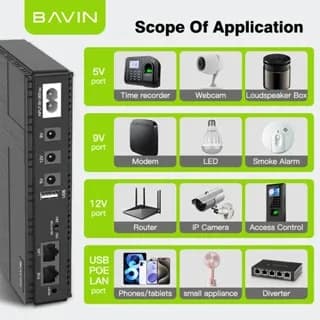 Bavin Original UPS 8800mah DC Router power bank 5