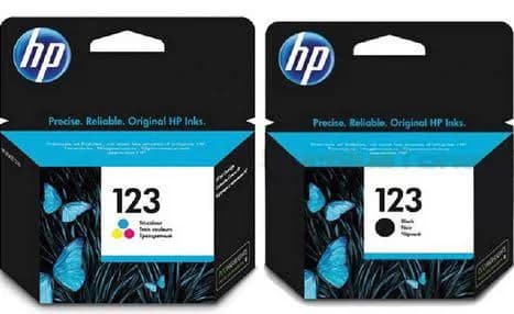HP 123 Ink Cartridges Black and TriColour 2