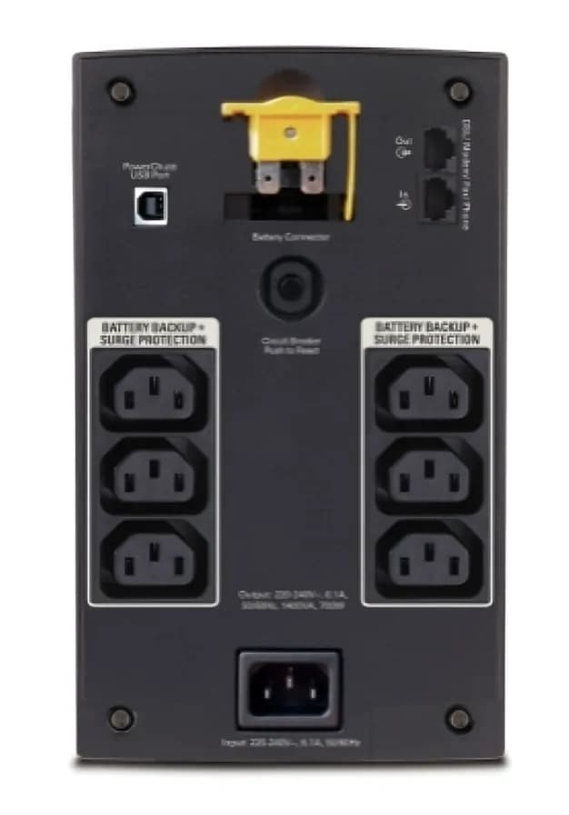 APC Back-UPS 1400VA 230V AVR IEC Sockets 3