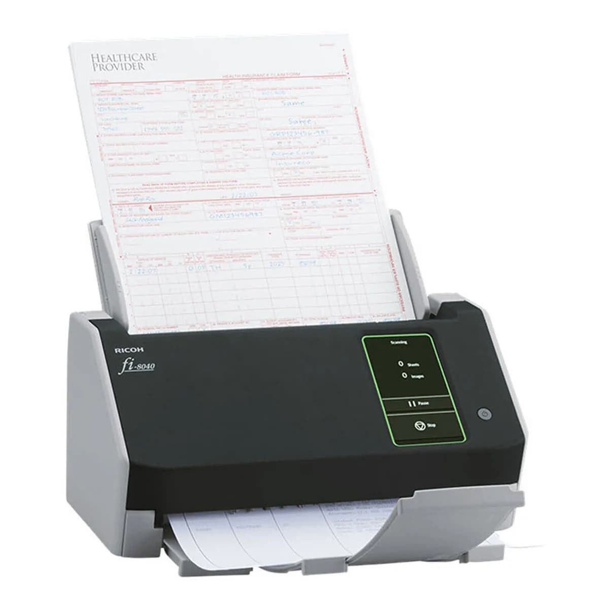 Ricoh FI 8040 A4 Document Scanner 40 ppm Usb Lan Touch Panel 2
