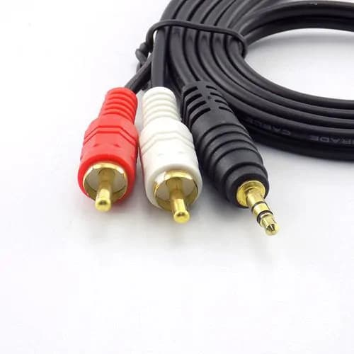 Aux 3.5mm Jack To 2 Rca Phone Cable 4